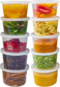 DuraHome - Deli Containers - 40 Pack BPA-Free Plastic Microwaveable Clear Food by DuraHome