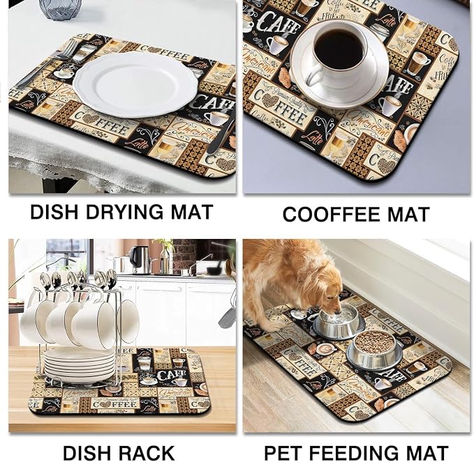 Silicone Flower Dish Drying Mats - Image 4