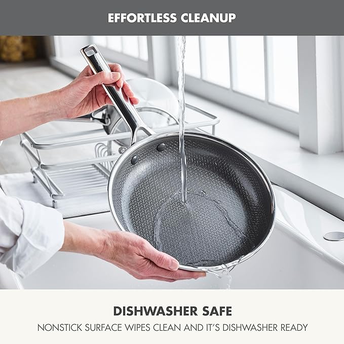 GreenPan Hybrid 12” Nonstick Stainless Steel Frying Pan - Image 8