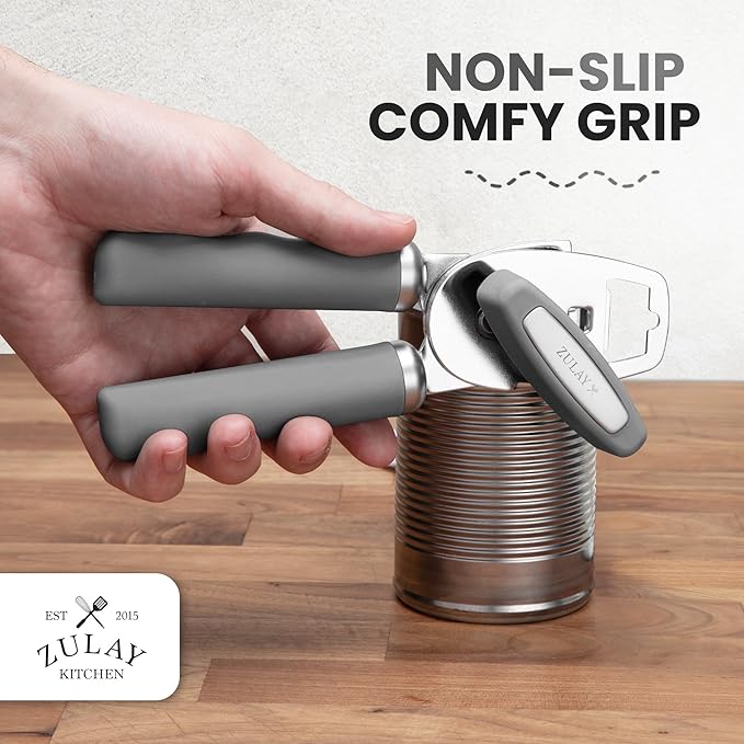 Zulay Kitchen Heavy Duty Stainless Steel Can Opener Manual - Image 5