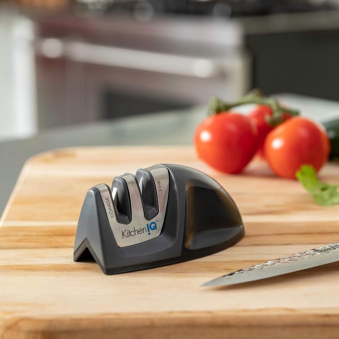 KitchenIQ 51423 | Deluxe Diamond Edge Grip 2-Stage Knife Sharpener | 3 Pack | - Image 6