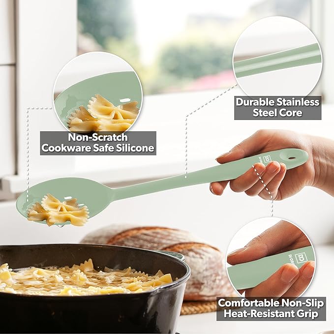 DI ORO Silicone Spoons for Cooking - Image 3