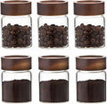6 pc Glass Spice jars Glass Jars by Patoper