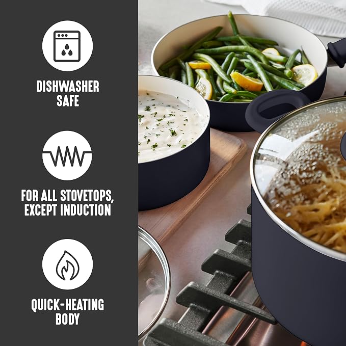 GreenLife 2.5QT Nonstick Saucepan - Image 3