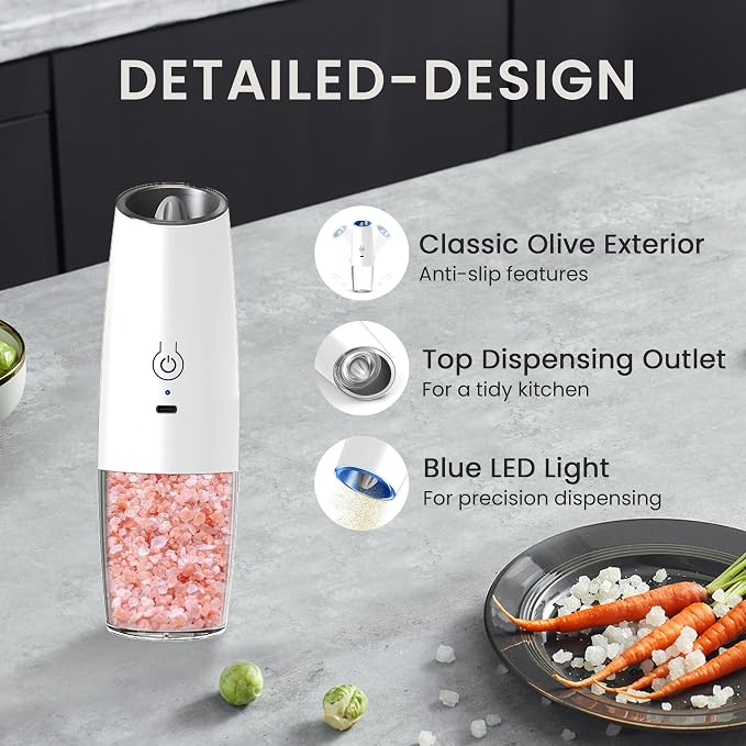 Rechargeable Salt And Pepper Grinder Set - Image 5
