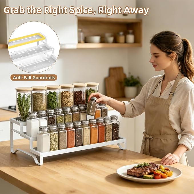 SANKEU Expandable Spice Rack Organizer - Image 3