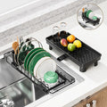 SanDream Dish Drying Rack, Small Over Sink Dish Drying Rack, Expandable Over by SanDream