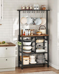 CHOEZON Pots and Pans Organizer Rack, Kitchen Bakers Rack, Kitchen Island Table by Choezon