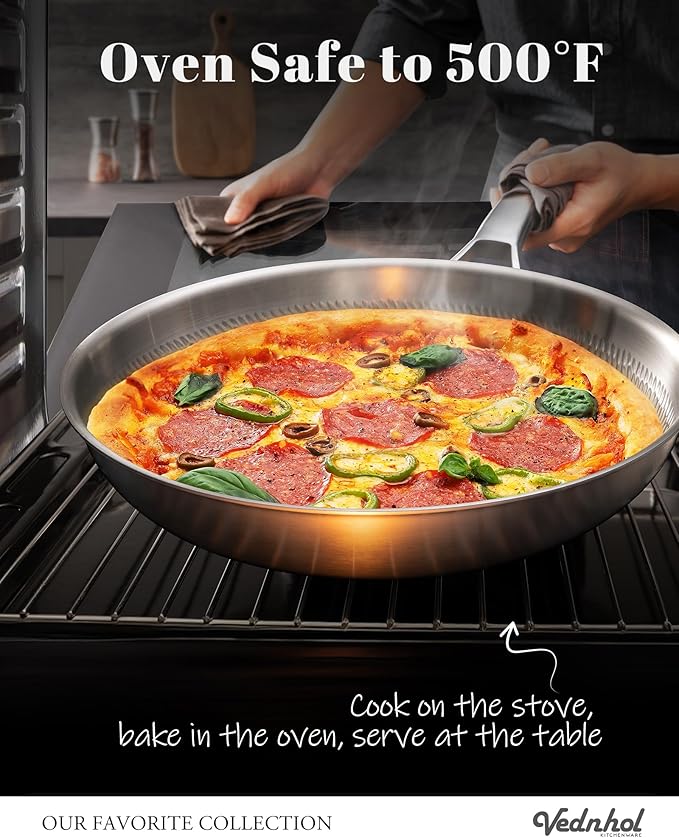Titanium Pans for Cooking, 12 Inch Pure Titanium Hammered Pro frying pan - Image 7