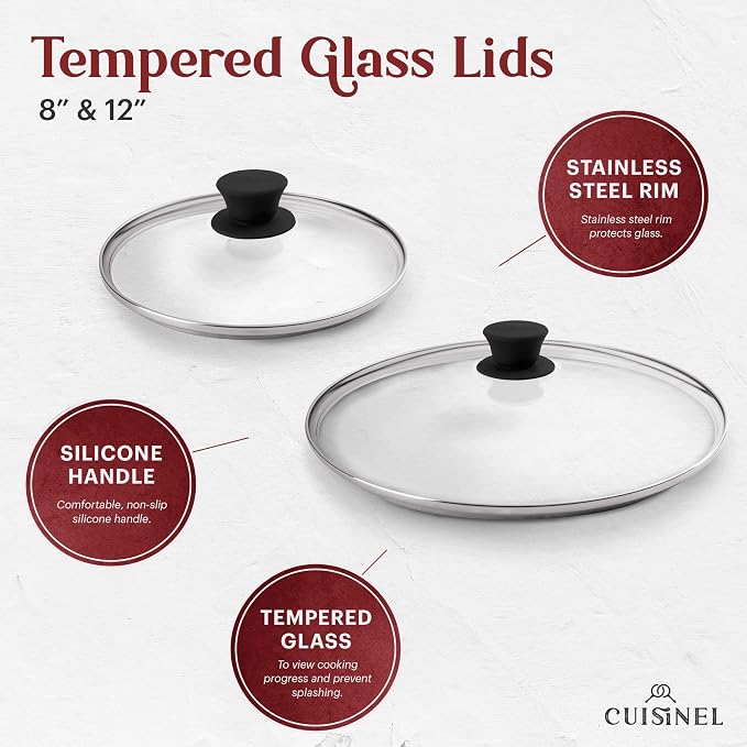 Cuisinel Cast Iron Skillet Set - Image 3