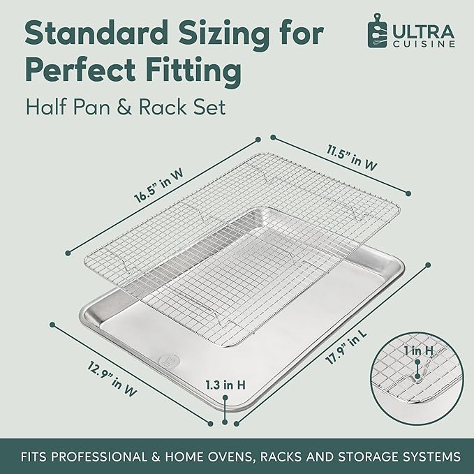 Ultra Cuisine Aluminum Baking Sheet - Image 2