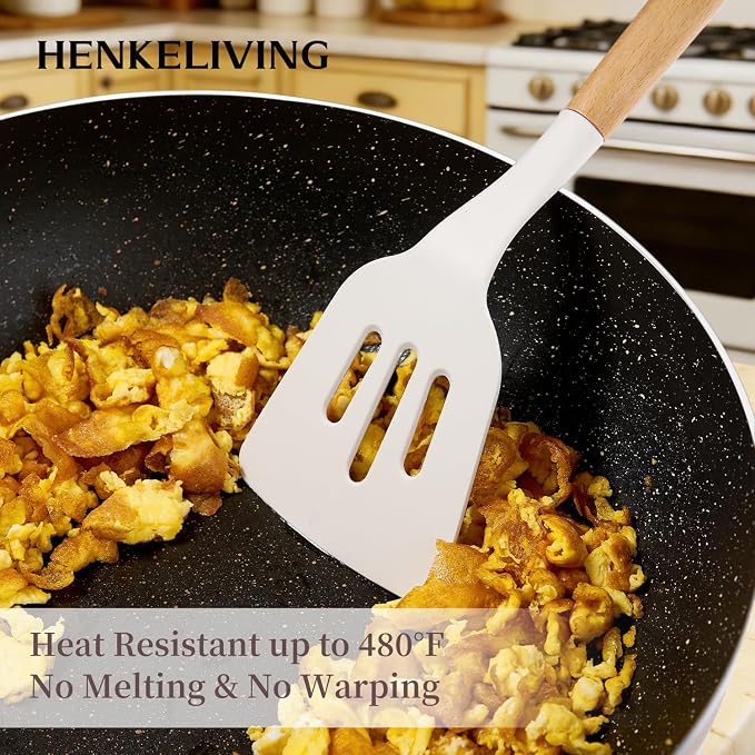 Silicone 10 Pcs Kitchen Cooking Utensils Set, Recycled Materials Certification - Image 3