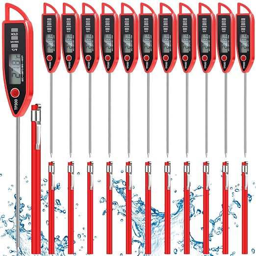 Copkim 12 Set Waterproof Food Thermometer by Copkim