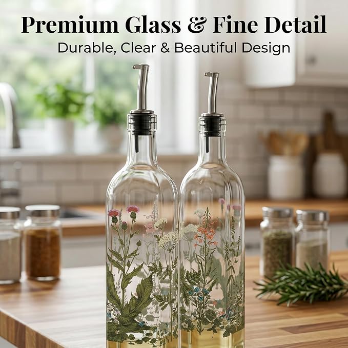 Topadorn 17 oz Olive Oil Dispenser Bottle Set - Image 7