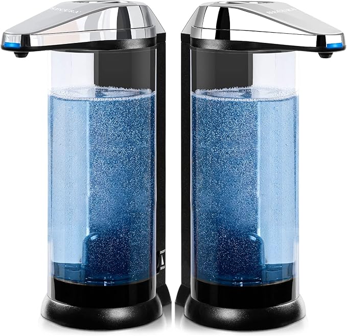 Secura 17oz Automatic Liquid Soap Dispenser, Touchless Battery Operated Hand by Secura