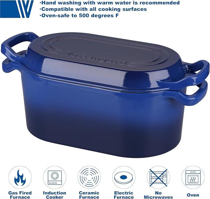VORRINGARD Oval Dutch Oven Pot - Image 3