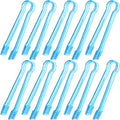10 Pcs Plastic Buffet Serving Tongs, 6.3 Inches by Hmxpls