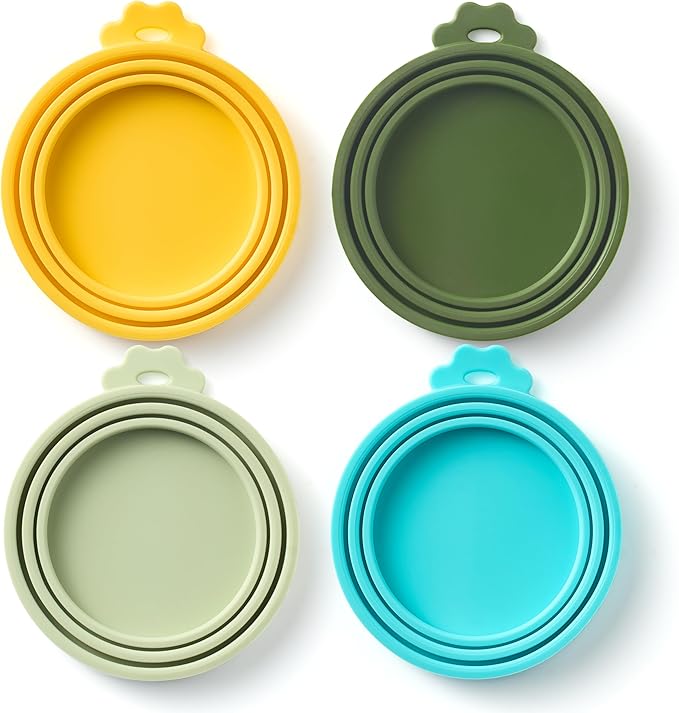 4 Pack Universal Pet Food Can Covers Lids - Image 9