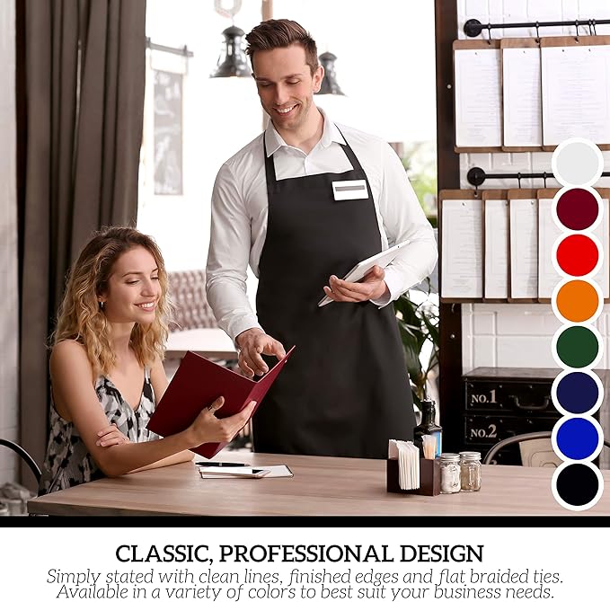 GREEN LIFESTYLE 12 Pack Bib Apron - Image 7