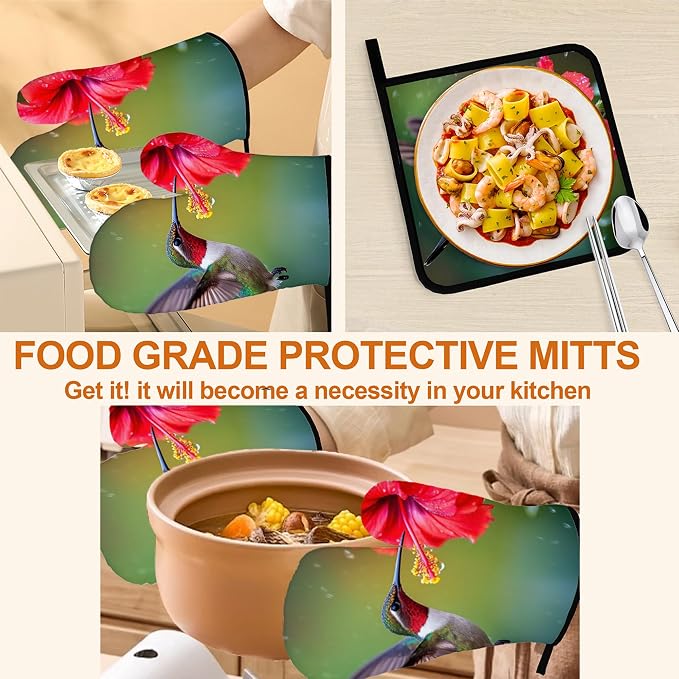 Oven Mitts and Hot Pads Set - Image 5