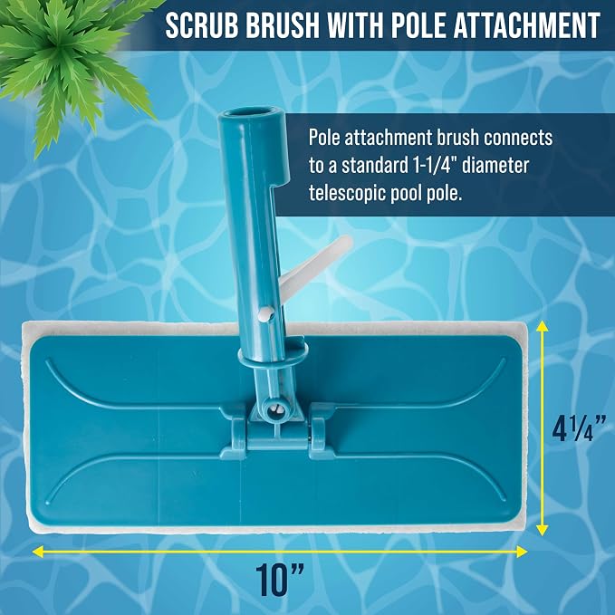 U.S. Pool Supply Hand-Held and Pool Pole Attachment Scrub Brushes - Image 4