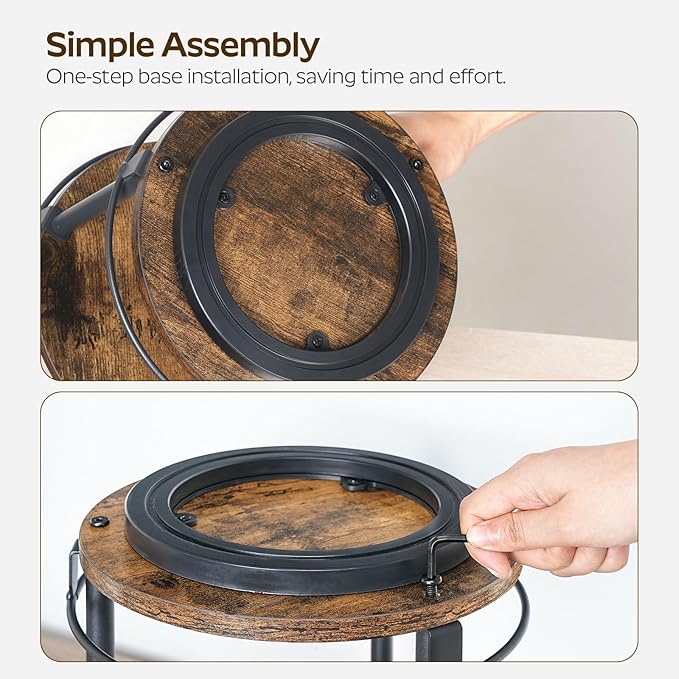 YATINEY Spice Rack, 3-Tier Turntable Organizer - Image 6