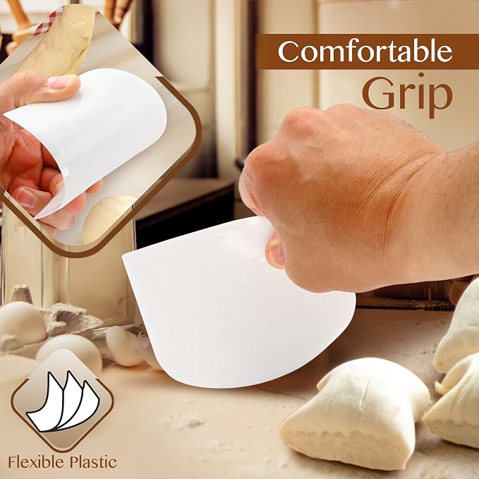 Plastic Bench Scraper for Baking - Image 3