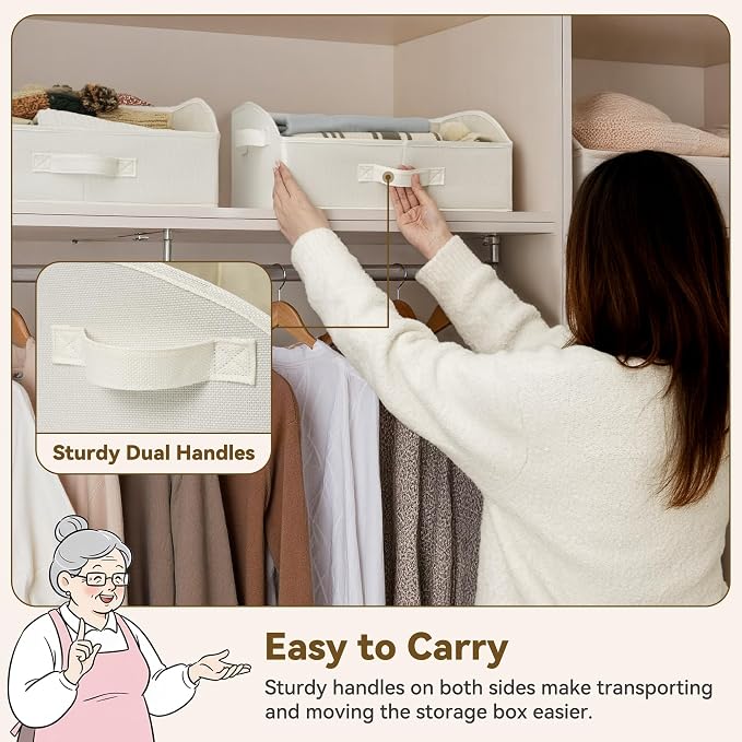 GRANNY SAYS Purse Organizer for Closet, Trapezoid Storage Bins, Closet - Image 5