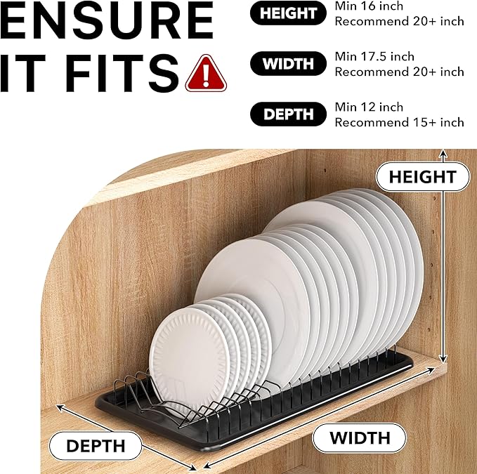 Simple Houseware Plate Drying Rack - Image 5