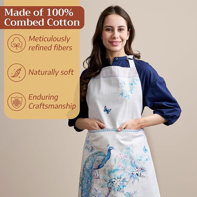 Maison d' Hermine 100% Cotton Apron - Image 4