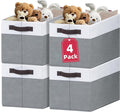 Criusia Extra Large Storage Bins 4 Pack by Criusia
