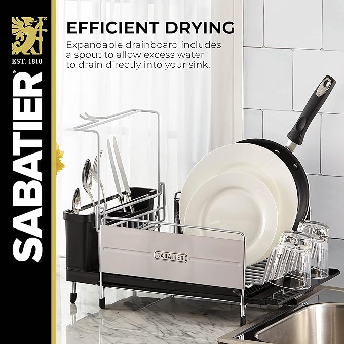 Sabatier Expandable Stainless Steel Dish Rack - Image 5