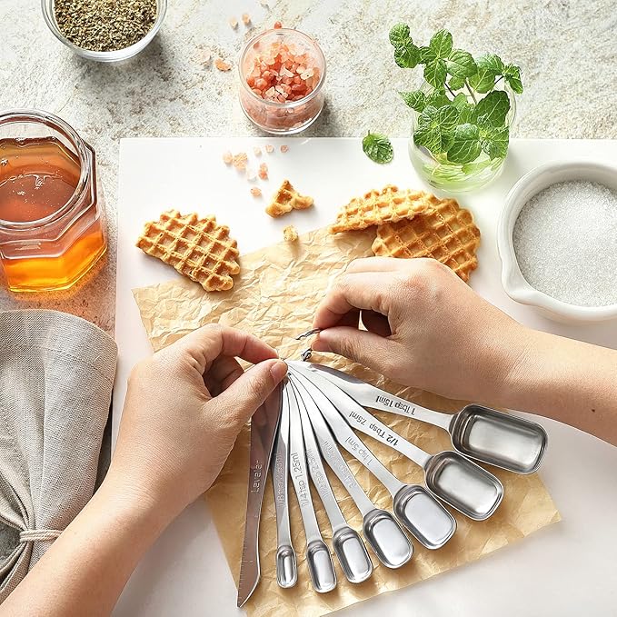 Spring Chef Stainless Steel Measuring Spoons Set of 13 - Image 4