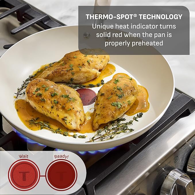 T-Fal Signature Nonstick 12 Inch Frying Pan Skillet, Oven Safe Up to 350°F - Image 4