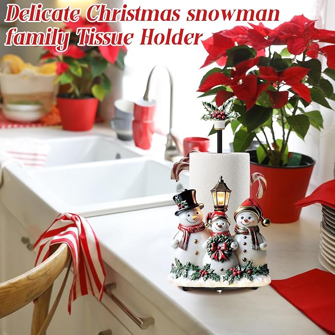 Thyle Winter Snowman Paper Towel Holder - Image 7