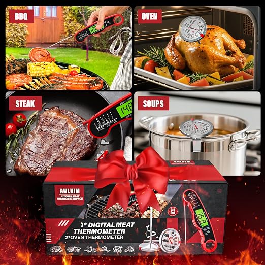 AWLKIM® 3 Pack Meat Thermometer - Image 7