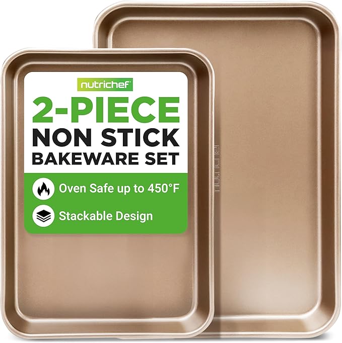 NutriChef 2 Piece Cookie Sheets by NutriChef%E2%84%A2Kitchen