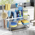 Cisily Silver 2-Tier Kitchen Sink Caddy Organzier Rack by CISILYHOMELIFE