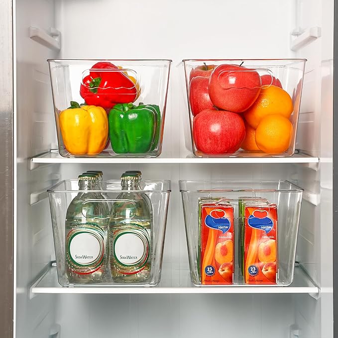 Vtopmart Clear Plastic Storage Bins, Countertops, Freezer Organization and - Image 6