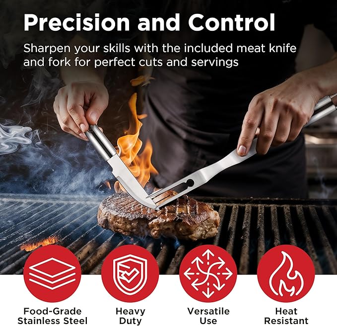 Kaluns 32 Psc Grilling Accessories, Dad Gifts - Image 3