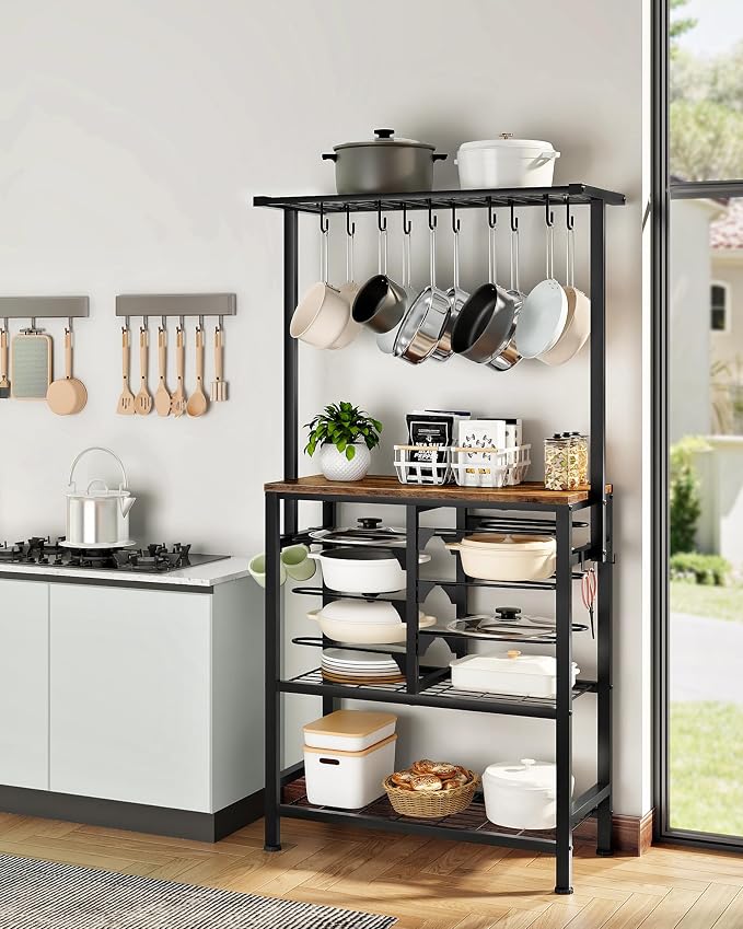CHOEZON Pots and Pans Organizer Rack, Kitchen Bakers Rack, Kitchen Island Table - Image 2
