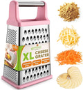 Spring Chef Professional Stainless Steel XL Parmesan Cheese Grater by SpringChef