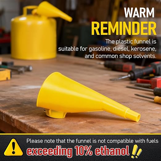 Plastic Funnel for Type I Metal Safety Cans, Compatible - Image 5