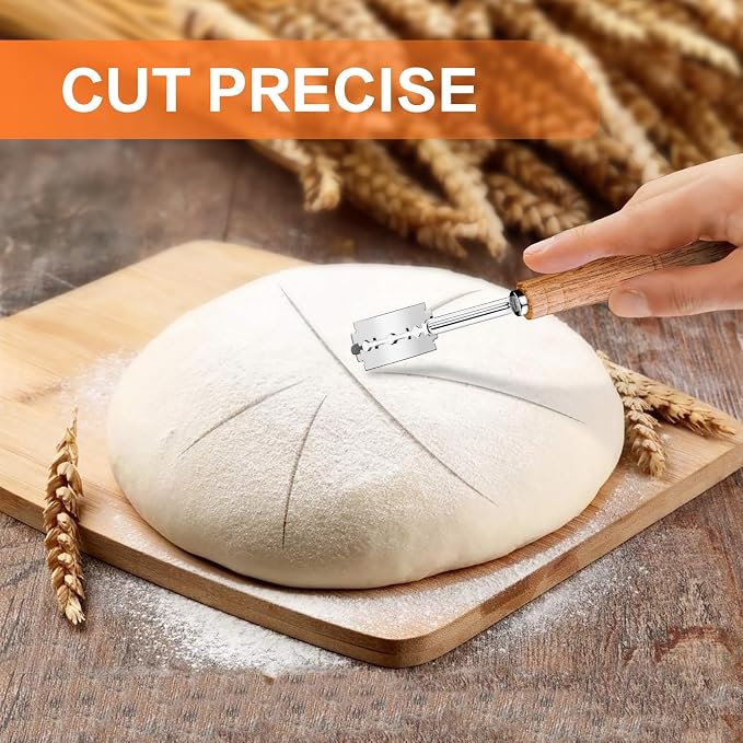 Pastry Cutter, Biscuit Cutter, Dough Scraper, Bread Lame, Stainless Steel - Image 6