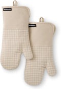 KITCHENAID Gourmet Series Gridlines Oven Mitts 2-Pack Set, Heat Resistant up to by KitchenAid