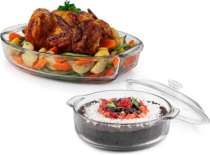 Libbey Baker's Basics 2 Piece Casserole Dish by Libbey