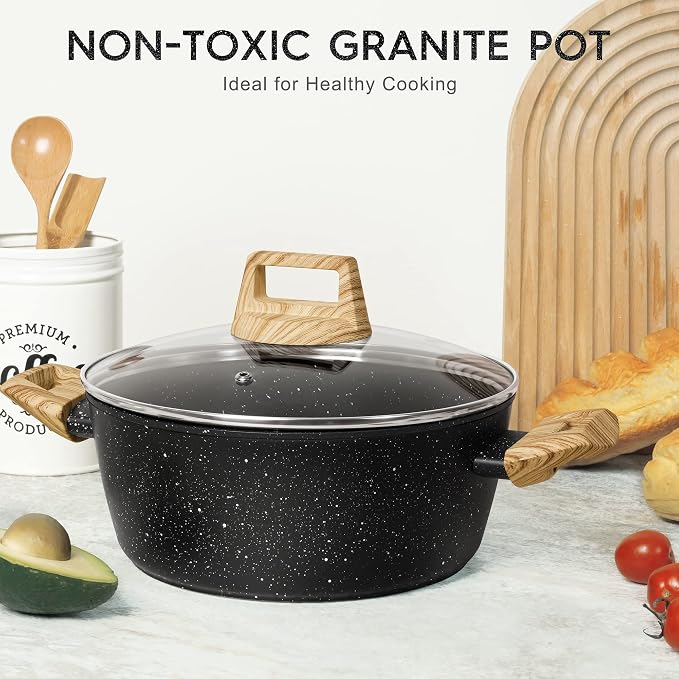 MICHELANGELO 4.3 Quart Nonstick Soup Pot - Image 6