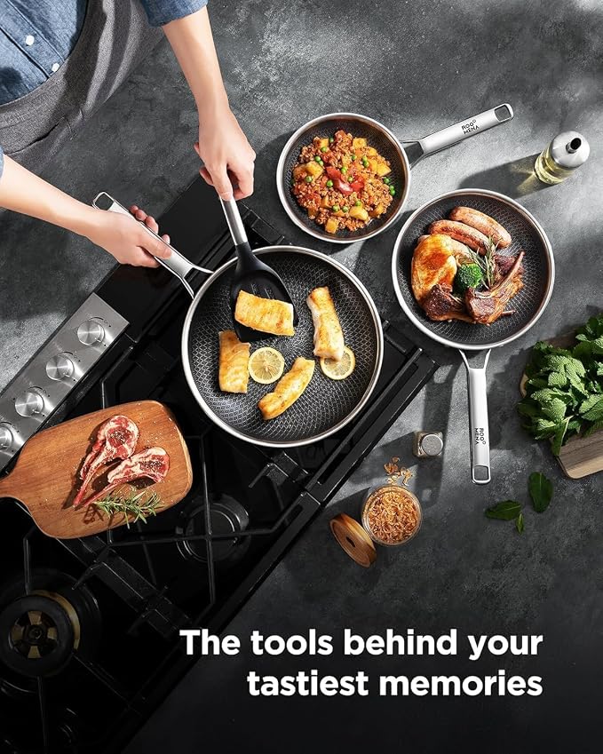 Frying Pans Non Stick, Hybrid Ceramic - Image 2