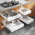 Seinloes 4 Pack Expandable Width Pull Out Cabinet Organizer 21" Deep by Seinloes