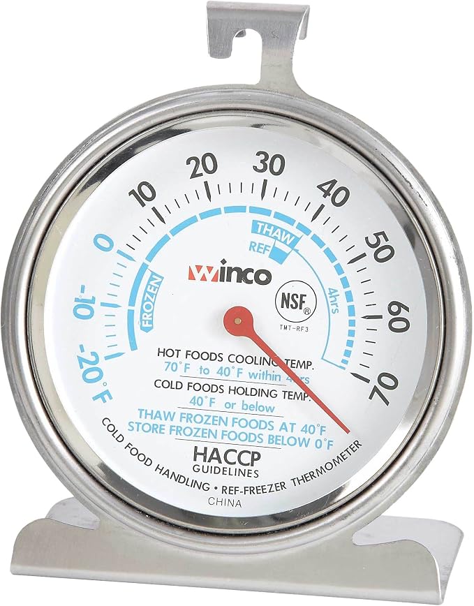 Winco Freezer/Refrig Thermometer by Winco